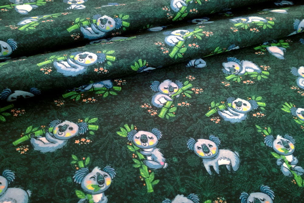 Fleece-Stoff - Süße Koalas 