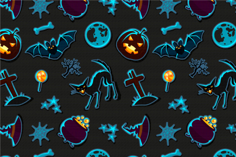 Satin - Friedhofsnacht Schwarz