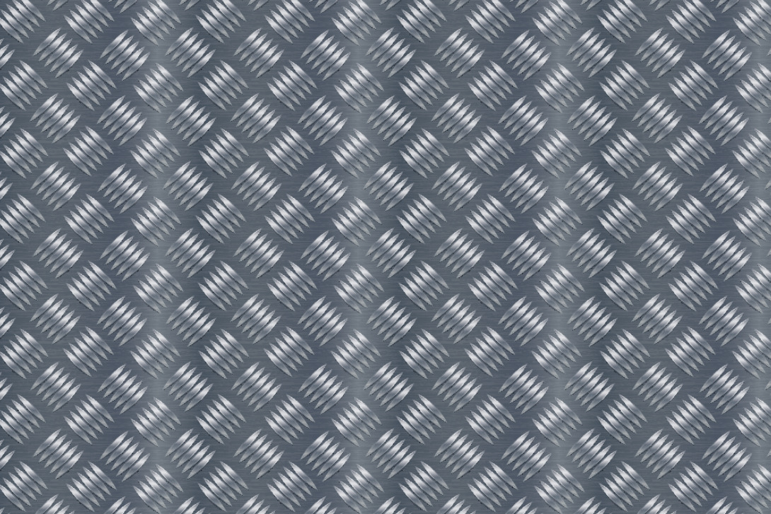 Trevira-CS - Riffelblech Grau