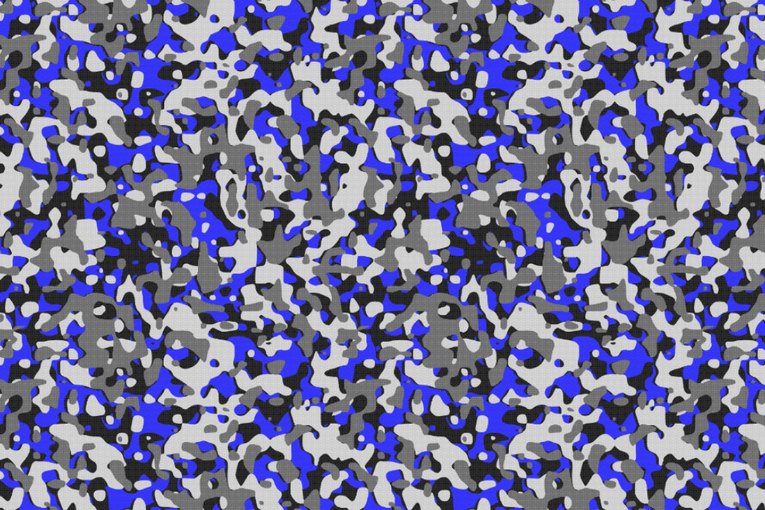 Nano-Softshell - Neon Camouflage Blau