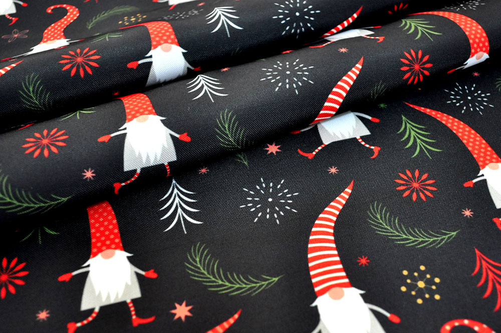 Dekostoff - Weihnachtswichtel 