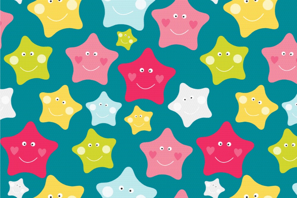 Blackout - Smiling Stars Petrol/Bunt