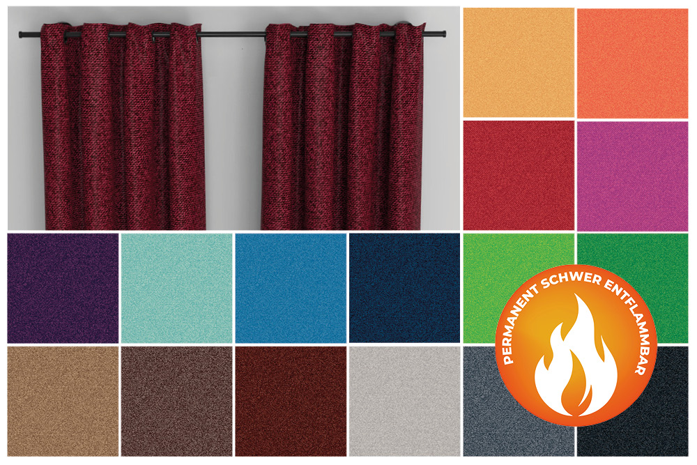 Blackout perm. schwer entflammbar - Easy Colour 