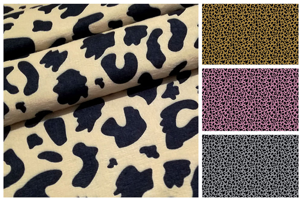 Frottee-Fleece - Leopard 