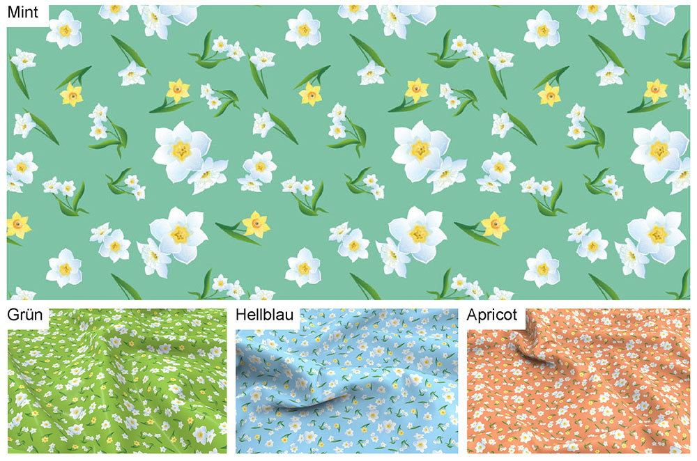 Satin - Osterglocken-Zauber 