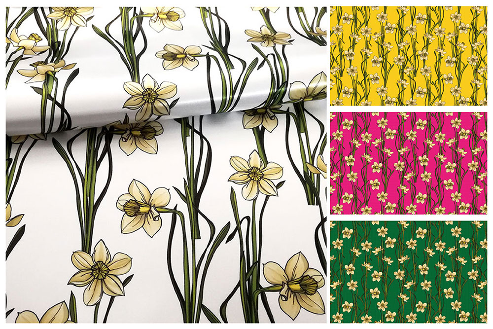 Satin - Narzissenwiese 