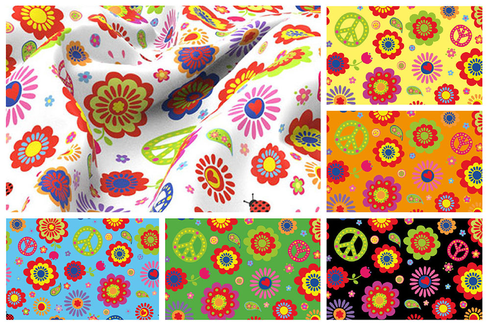 Satin - Flower Power 