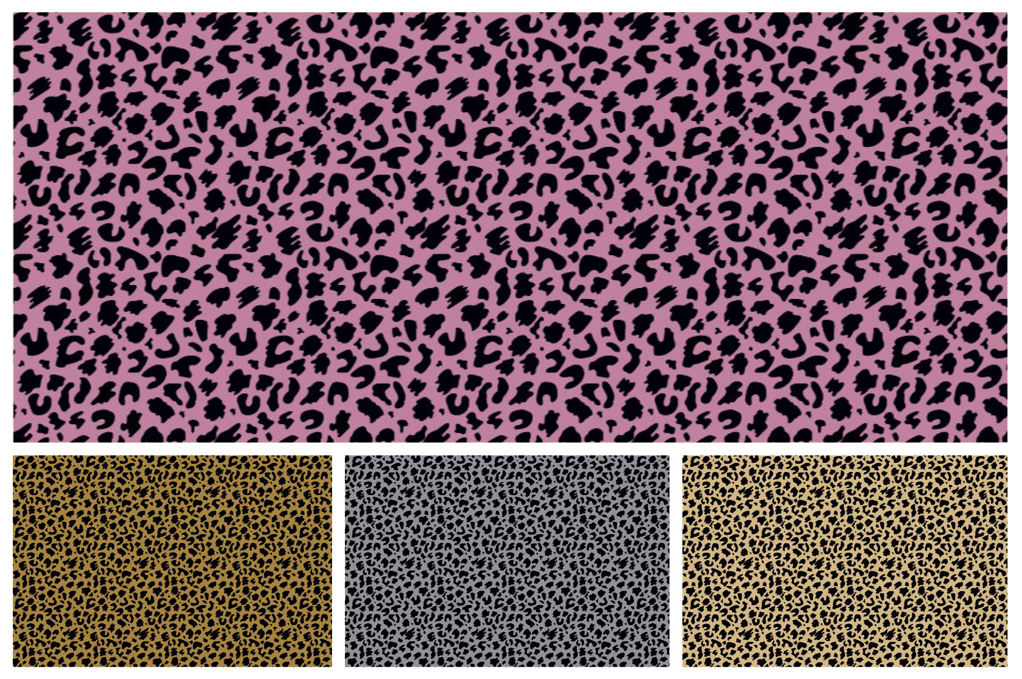 Fleece-Stoff - Leopard 