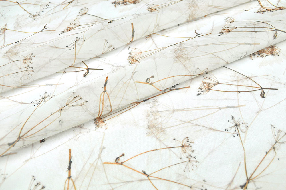 Voile - Herbstliche Blätter und Zweige 