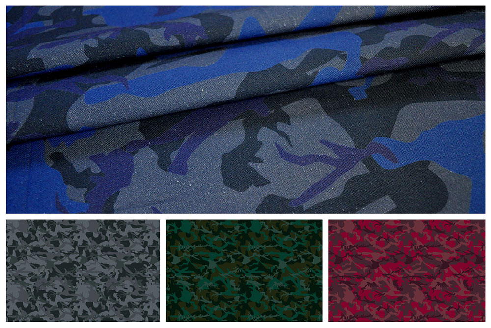 Sibirischer Nacht-Tarnstoff 