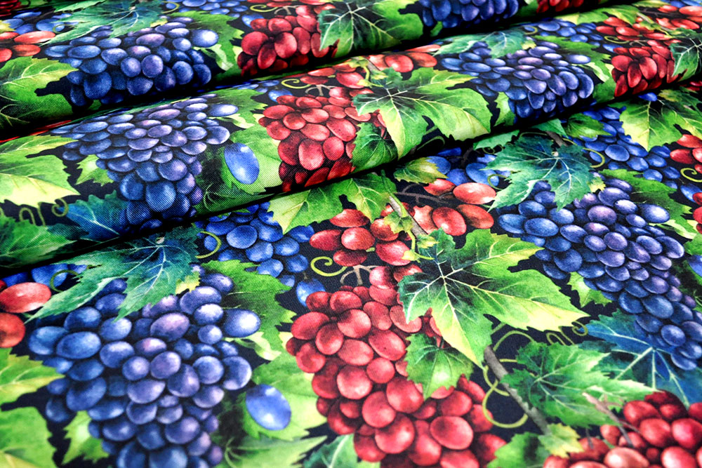 Dekostoff - Weinrebe 