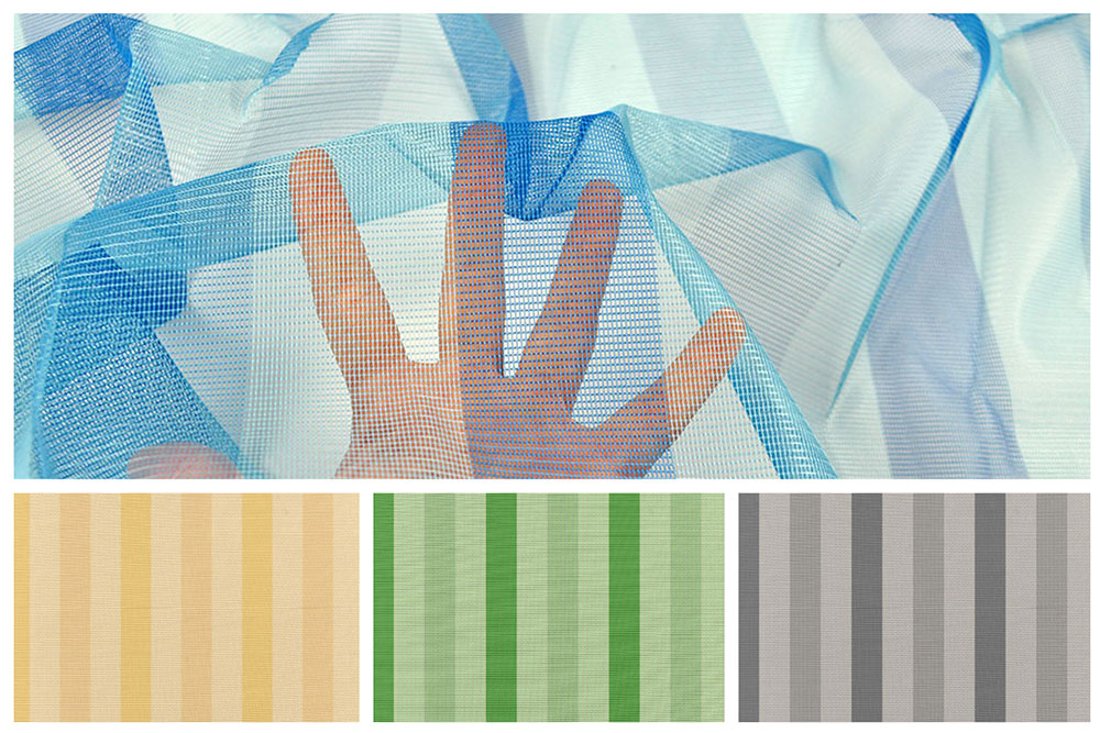 Moskitonetz-Stoff - Blockstreifen 6 cm - Leonardo 