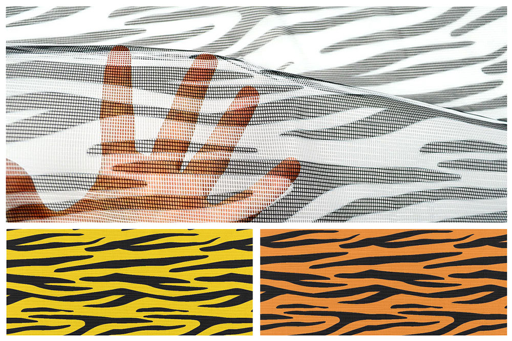 Moskitonetz-Stoff - Tierdruck - Zebra 