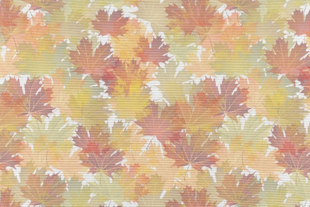 Moskitonetz-Meterware - Herbstlaub 