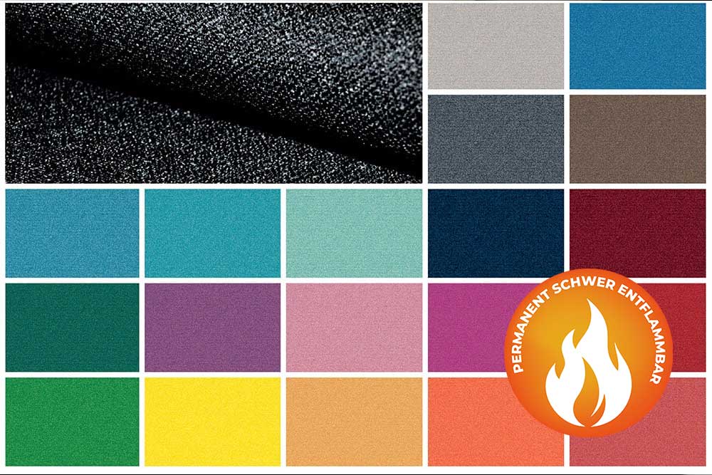 Akustikgewebe - perm. schwer entfl. - Easy Noise 