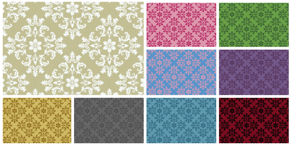 Wärmevorhang - Barock - Luxury -Ornament 