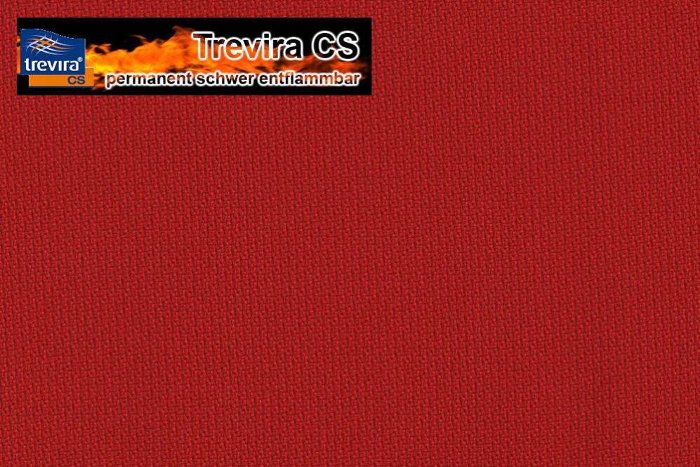 Möbelstoff Trevira CS - Uni Rot