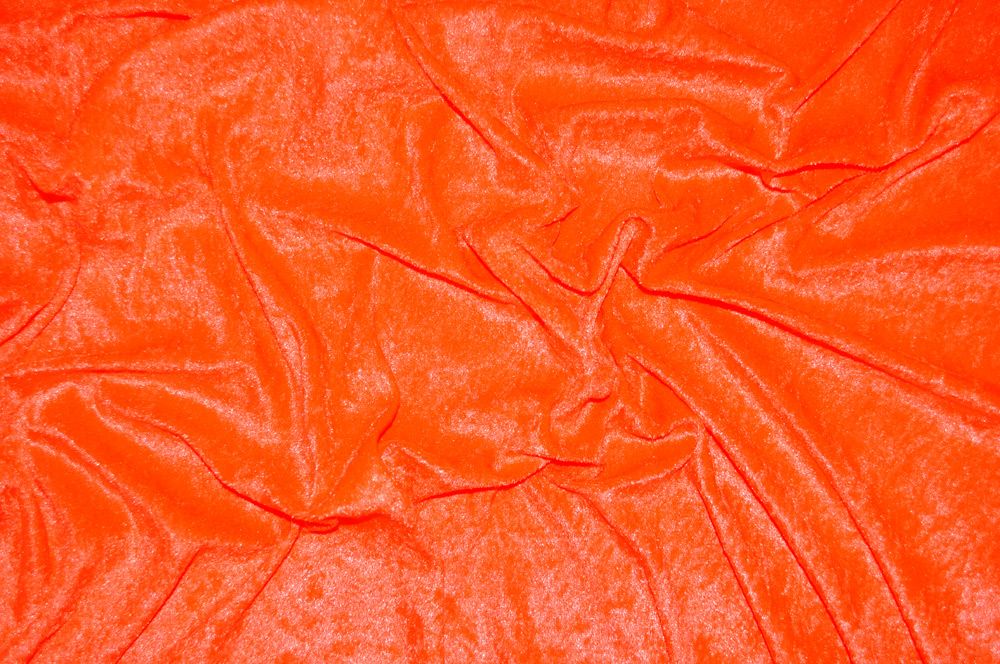 Pannesamt Neon-Orange - B-Ware 