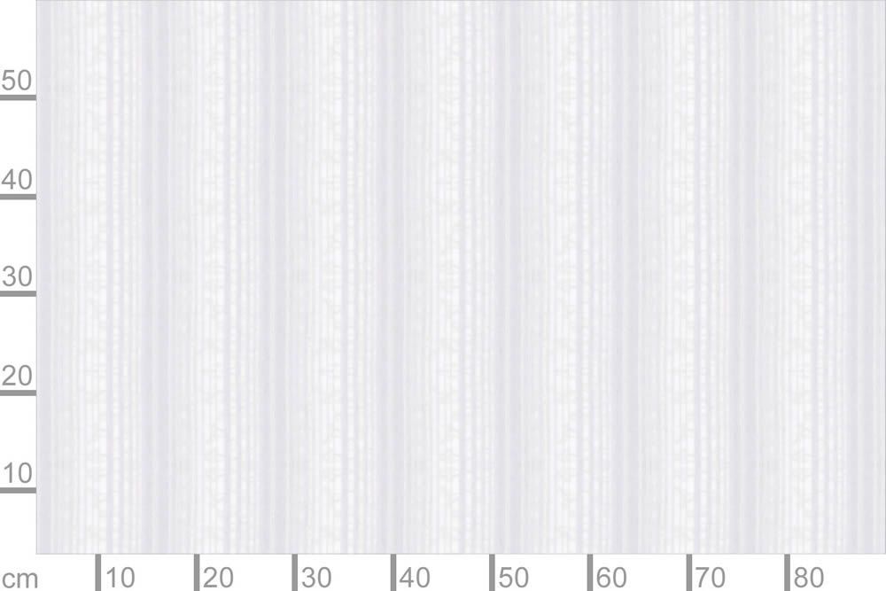 Voile Streifen Zeven 300cm breit Weiß