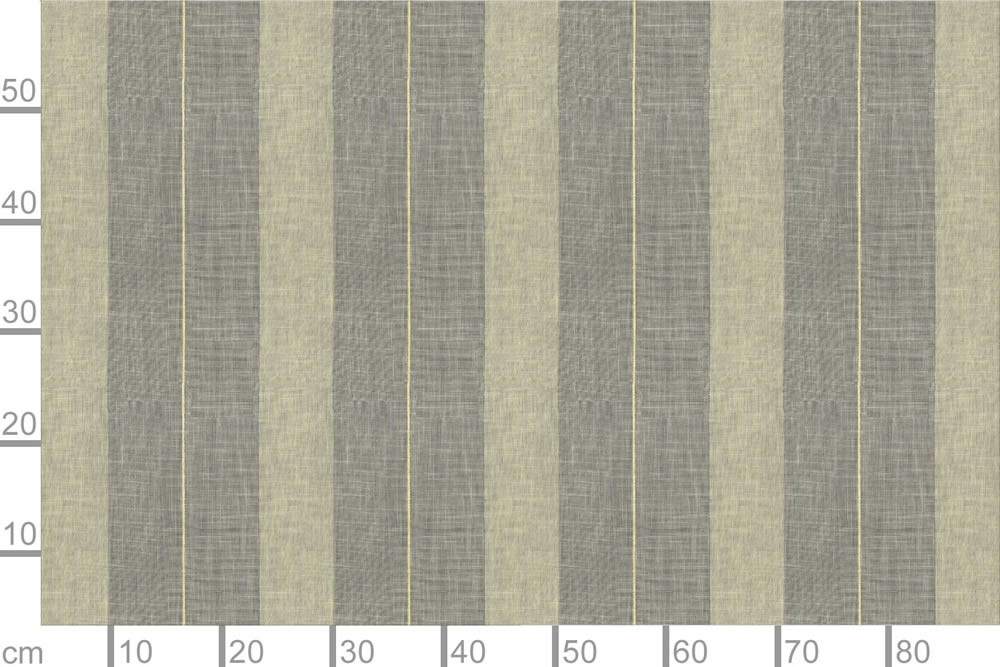 Leinen transparent Streifen Varde 300cm breit Champagner