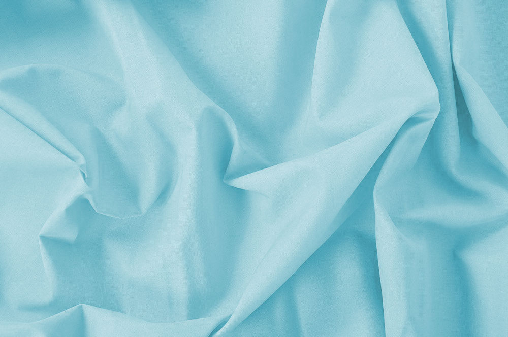 Edelbaumwolle mercerisiert - Hellblau - B-Ware 