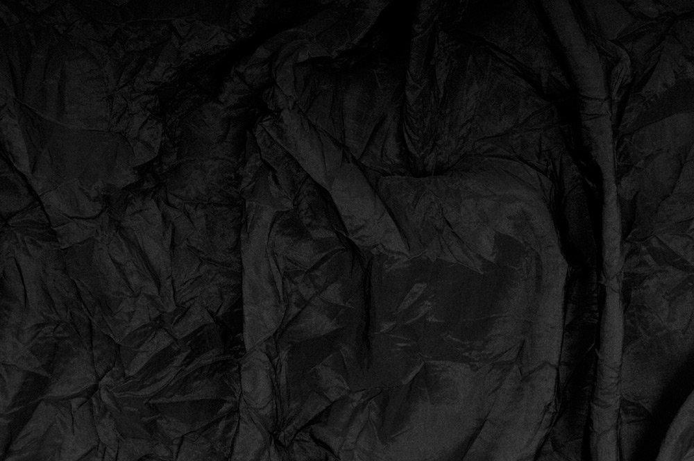 Crinkle Taft deluxe Schwarz