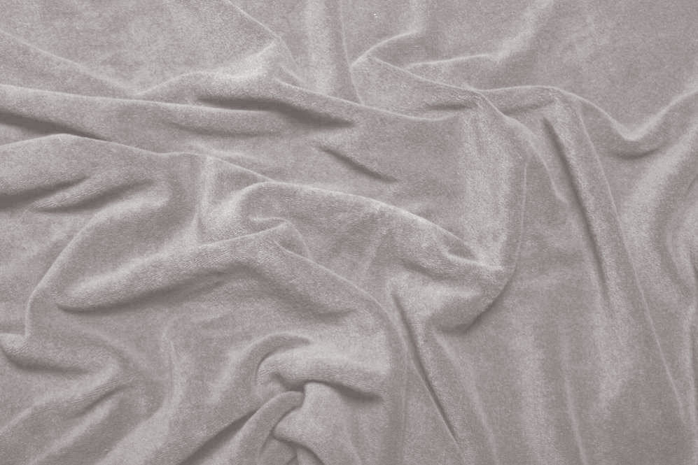 Frottee Stretch - Hellgrau - 1,0 Meter 