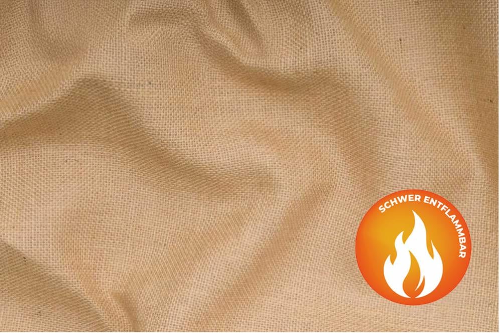 Jute schwer entflammbar - 210 cm 