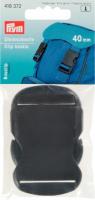 Steckschnalle schwarz 40 mm 