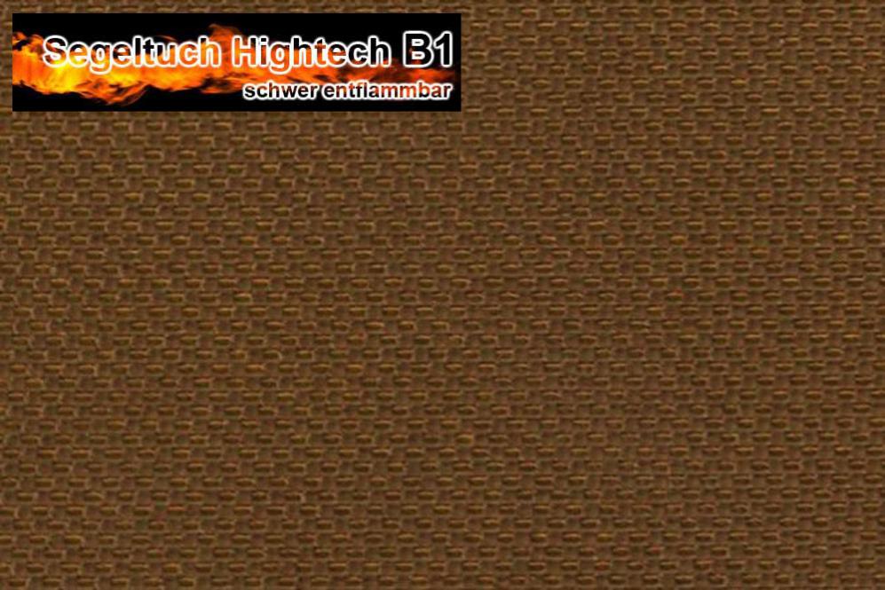 Segeltuch Hightech B1 - 240 g - Fluorcarbon - Braun - 1,0 Meter 