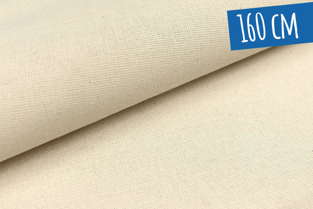 Baumwoll-Nessel - 160 cm - Sand 