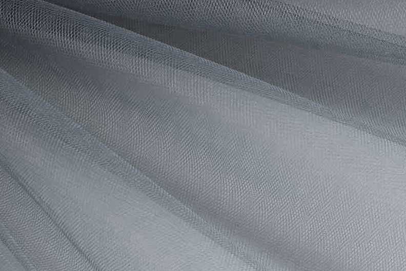 Tüll schwer entflammbar Anthrazit