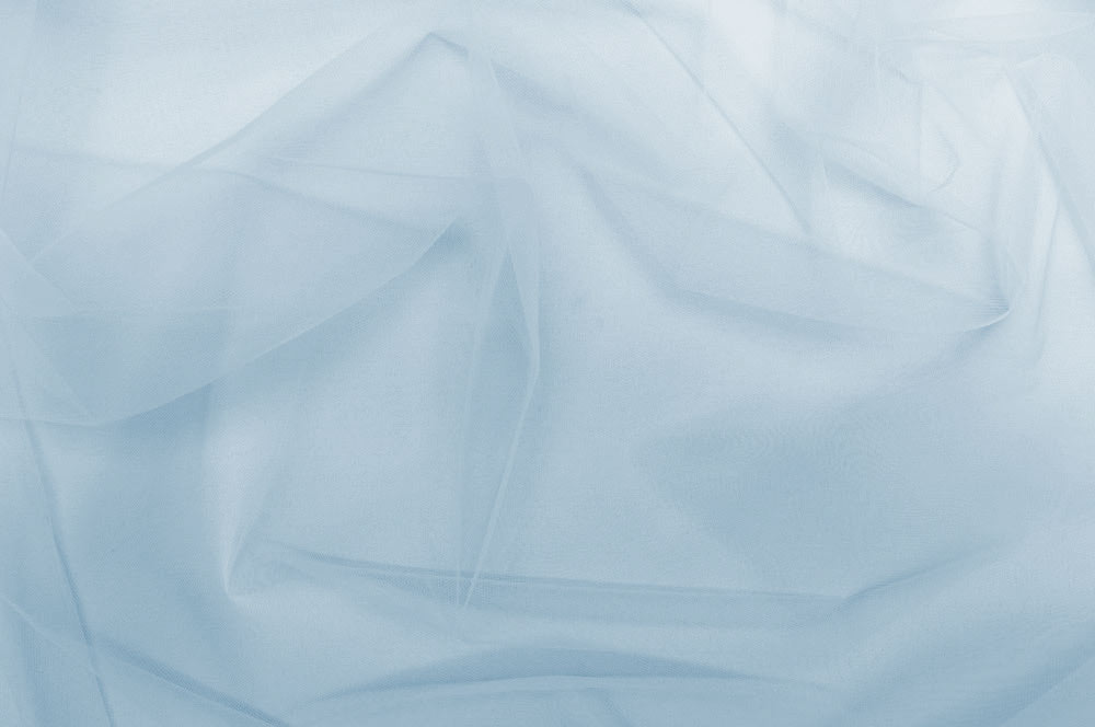 Softtüll - extra breit - 280 cm Hellblau