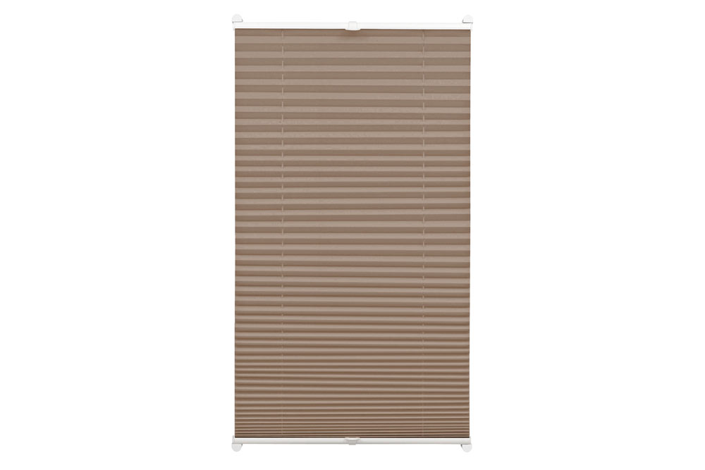 EASYFIX Plissee - 2 Bedienschienen - 40 x 130 cm - Taupe 