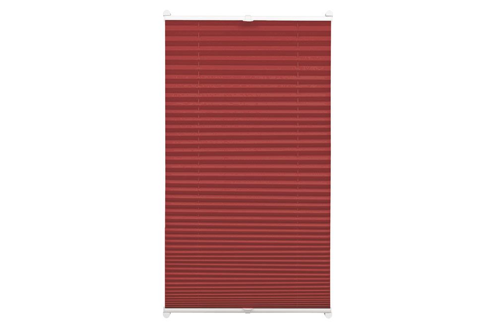 EASYFIX Plissee - 2 Bedienschienen - 60 x 130 cm - Bordeaux 