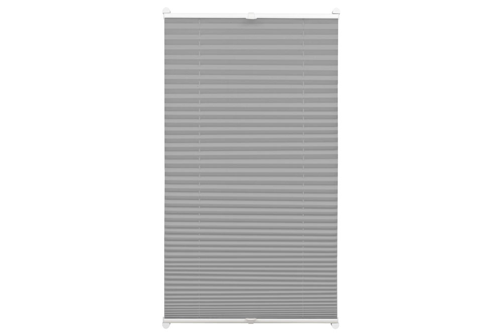 EASYFIX Plissee - 2 Bedienschienen - 50 x 130 cm - Schiefer 