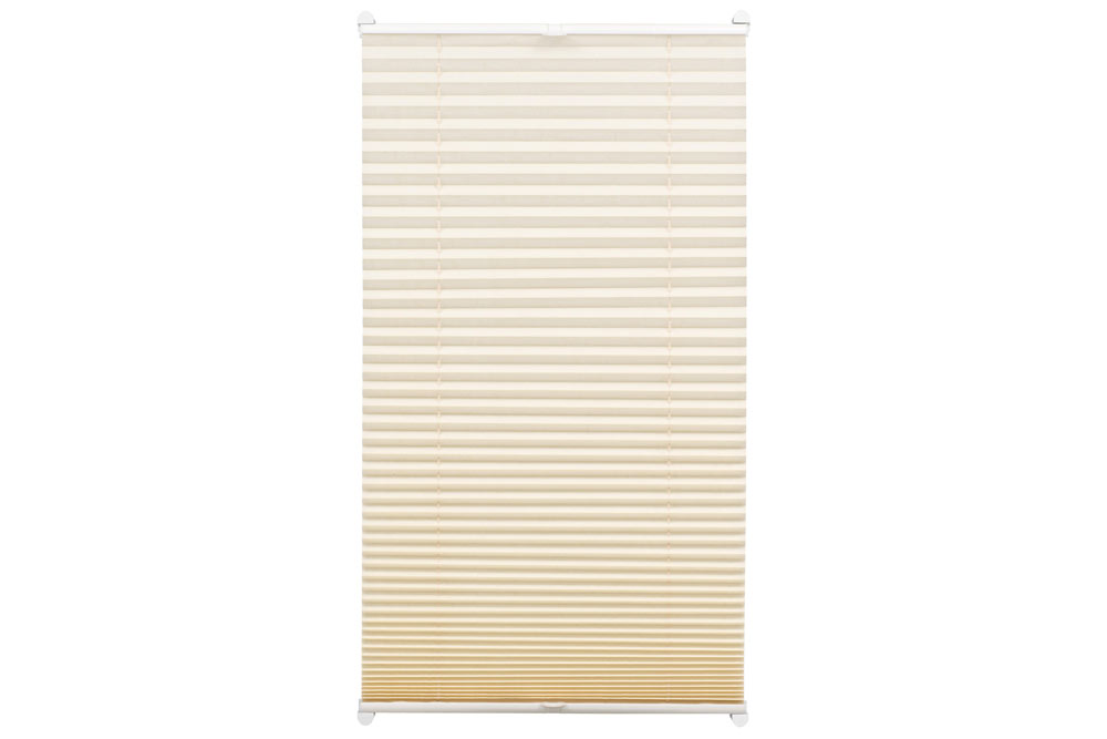 EASYFIX Plissee - 2 Bedienschienen - 70  x 130 cm - Creme 
