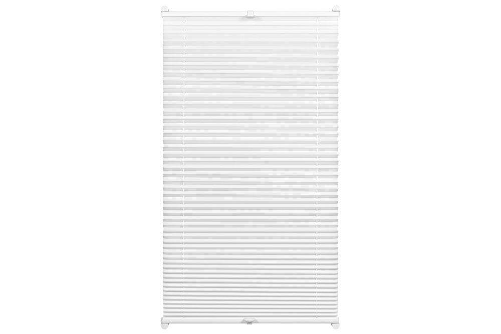 EASYFIX Plissee - 2 Bedienschienen - 50 x 130 cm - Weiß 