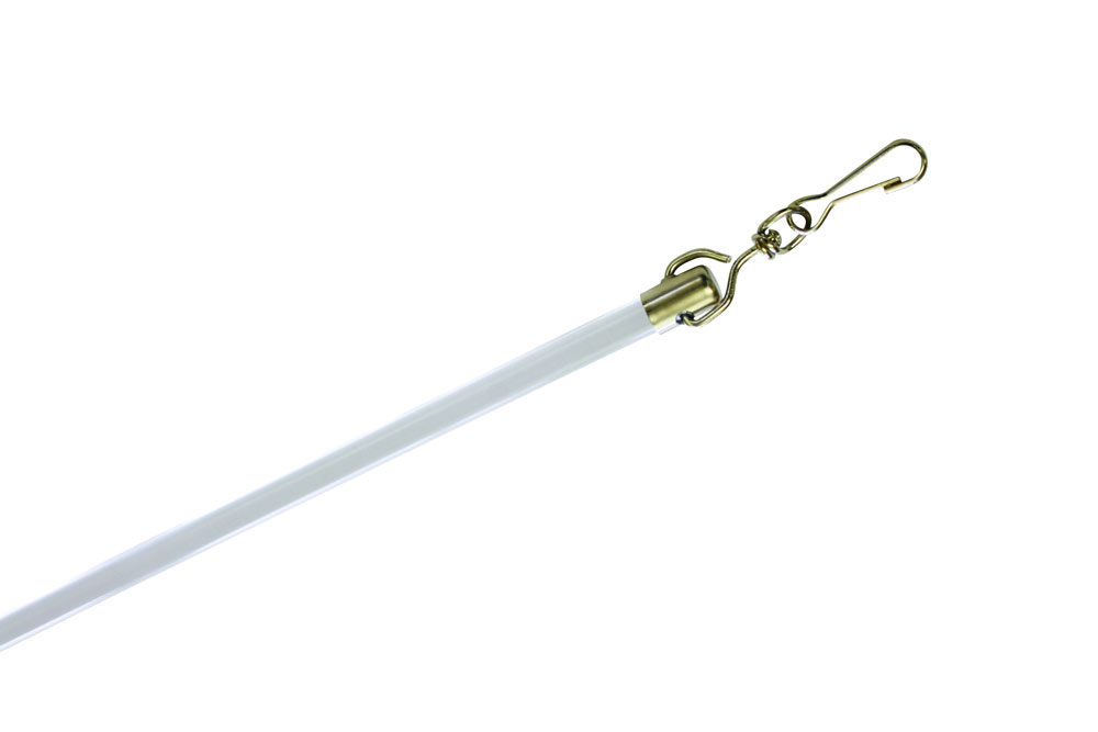 GARDINIA Plexiglas-Schleuderstab - 100 cm - Transparent - 2er-Set 