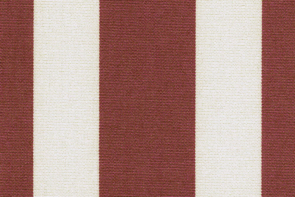 Markisen-Stoff Spain Sun - wasserdicht - Blockstreifen - Bordeaux 