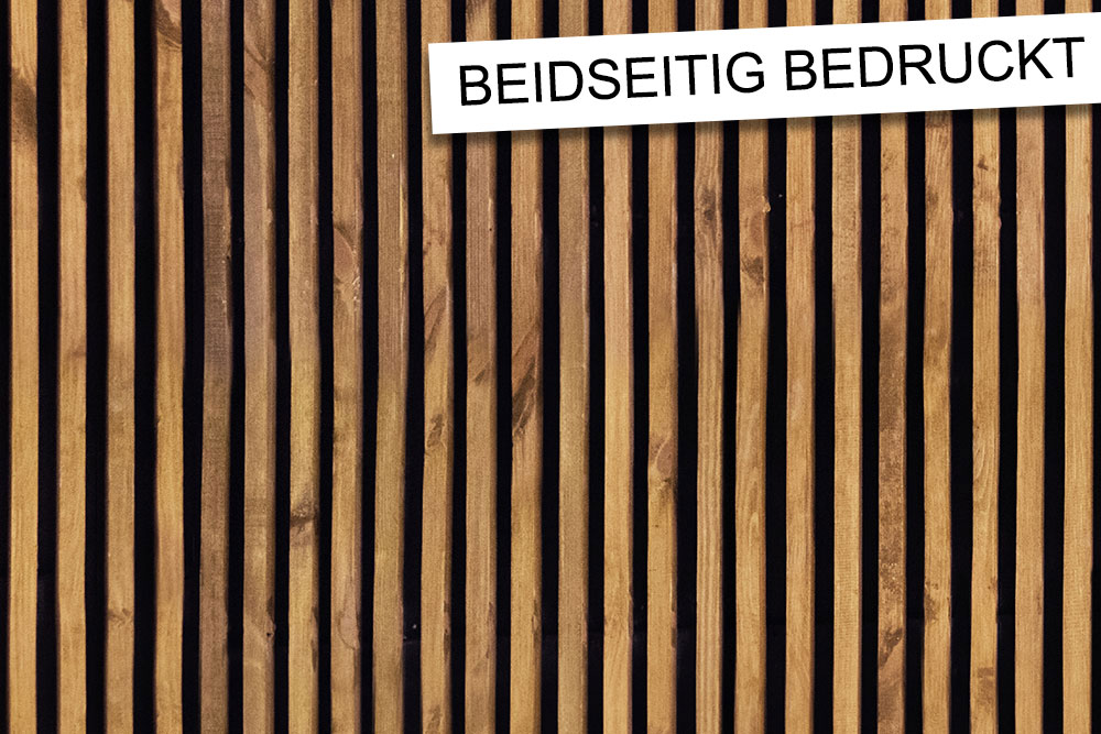 Akustikpaneel Tisch - Holz-Paneele - 120 x 50 cm - inkl. Befestigung 