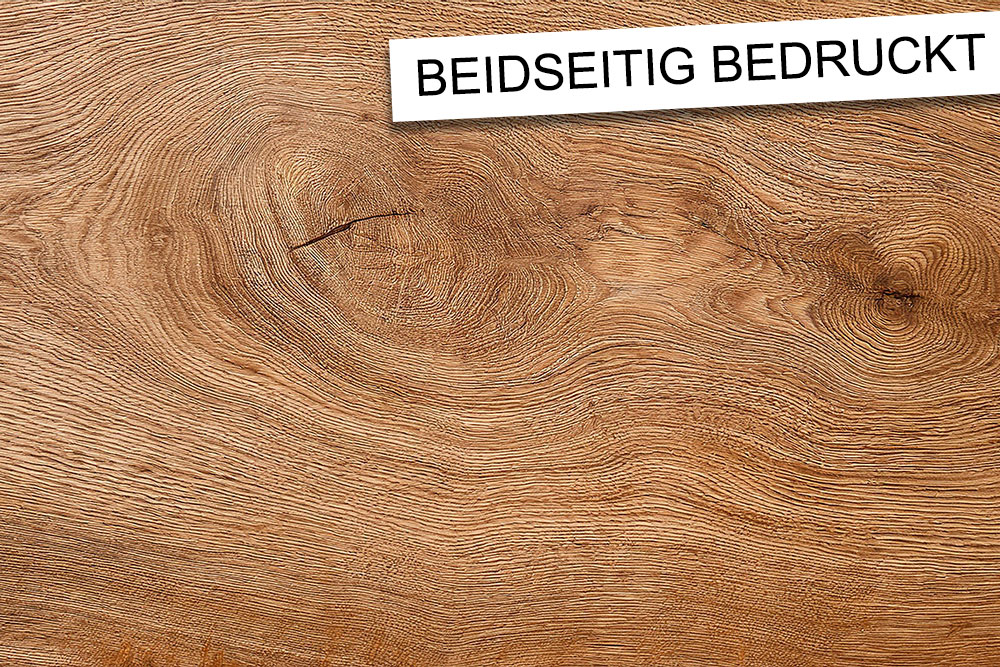 Akustikpaneel Tisch - Holz-Optik - 120 x 50 cm - inkl. Befestigung 