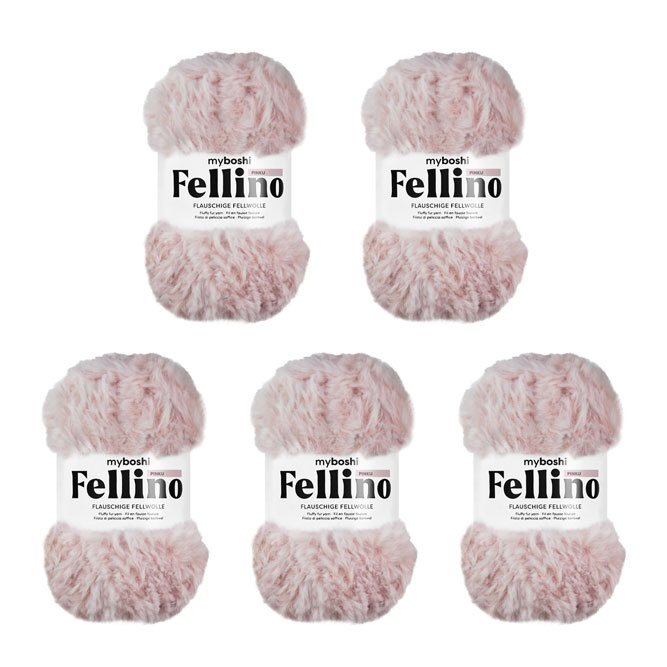 Myboshi Fellino - 100 g - Pinku 