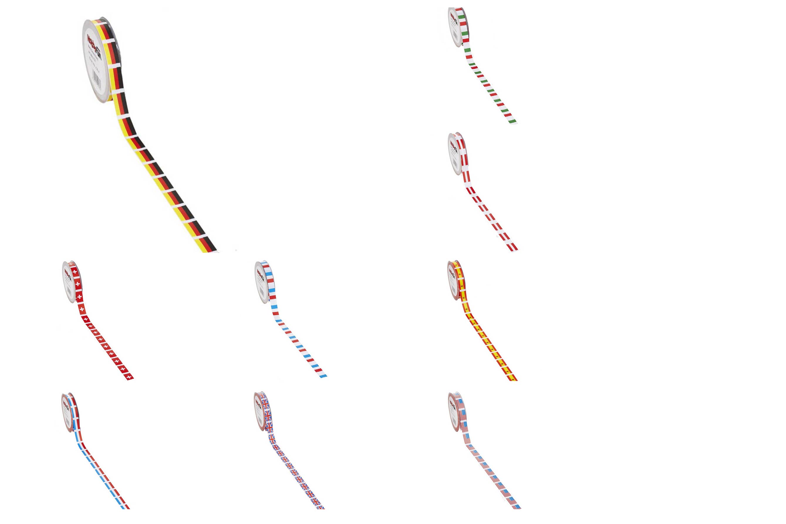 Flaggenband International - 20 m Rolle 