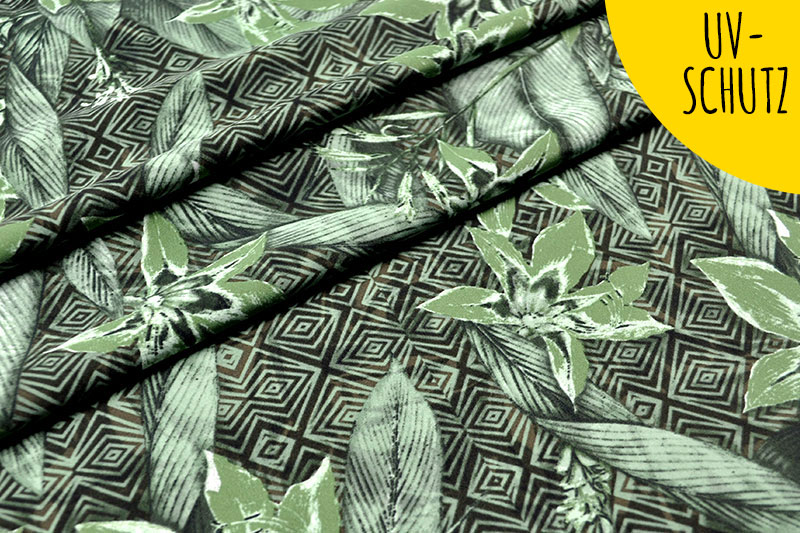 Badeanzugstoff - Green Dream 