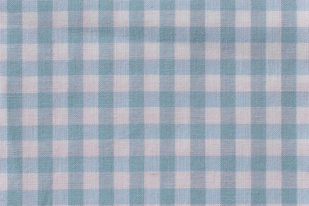 Vichy-Karo Allgäu 8 mm - reine Baumwolle Hellblau