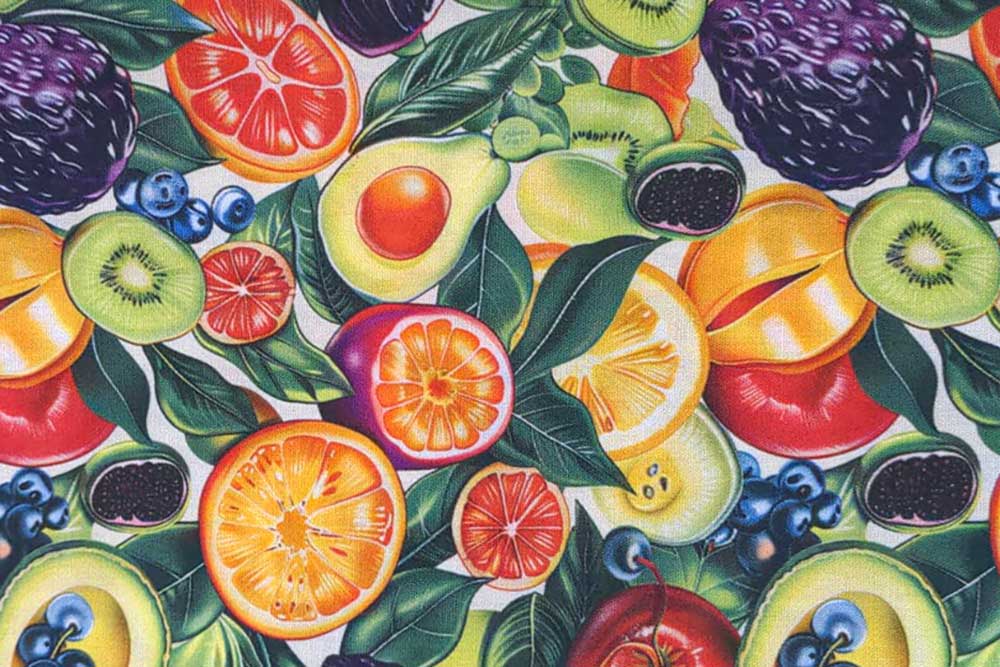 Baumwoll-Popeline - Tropical Fruity 