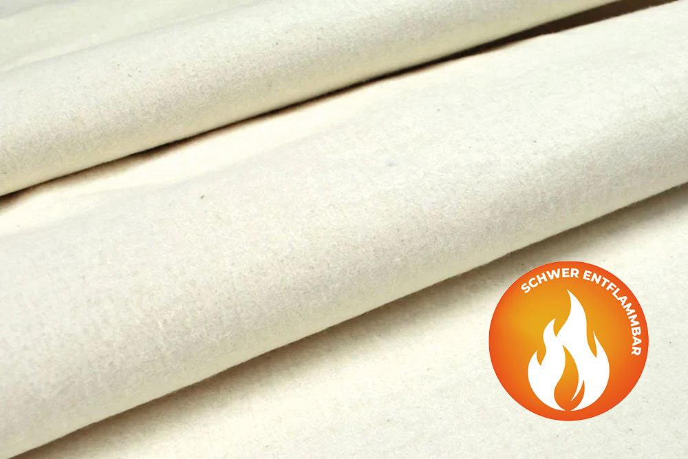 Thermo-Molton - schwer entflammbar - 300 cm - B-Ware 