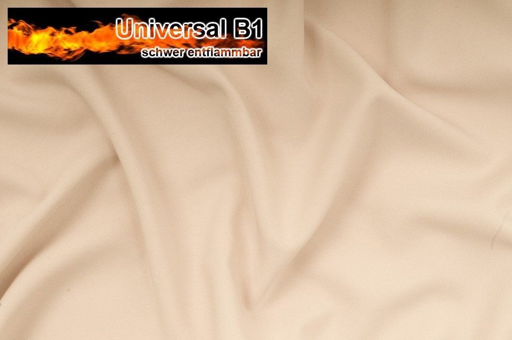 Universal Stoff B1 - schwer entflammbar - Beige - 2,0 Meter 