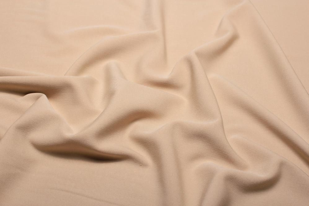 Bekleidungsstoff Viskose - Stretch - Beige - 2,0 Meter 